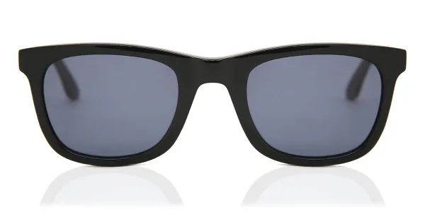 Square Full Rim Plastic Men's Prescription Sunglasses Black Size 51 - SmartBuy Collection
