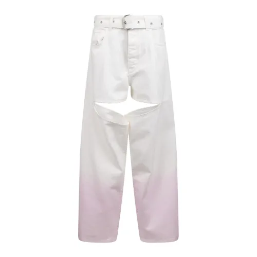 Ssheena , Ssheena Denim trousers ,White female, Sizes:
