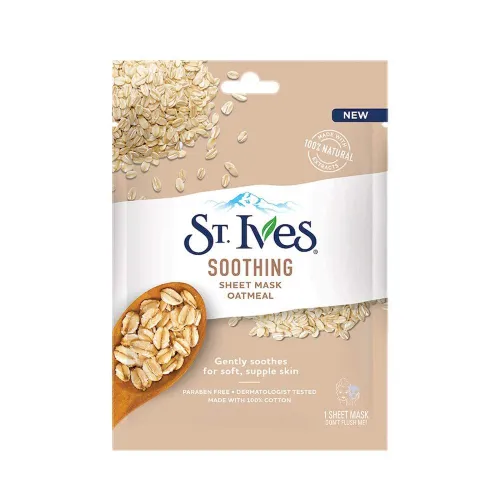 St Ives 23ml Sheet Mask Soothing Oatmeal (Pack of 3)