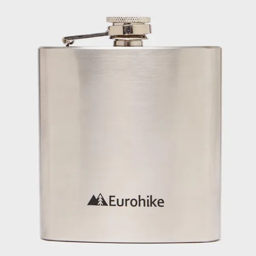 Stainless Steel 0.6Oz Hip Flask - Silver, Silver