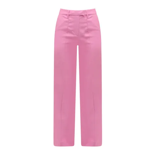 Stand Studio , Pink Chinos with Wide Leg ,Pink female, Sizes: