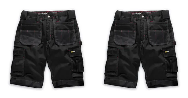 StandSafe Men Contrast Multi Pocket Combat Work Shorts