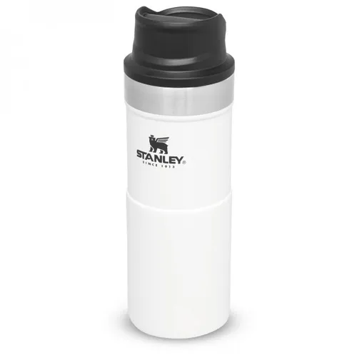 Stanley - Trigger-Action Travel Mug - Insulated bottle size 350 ml, white