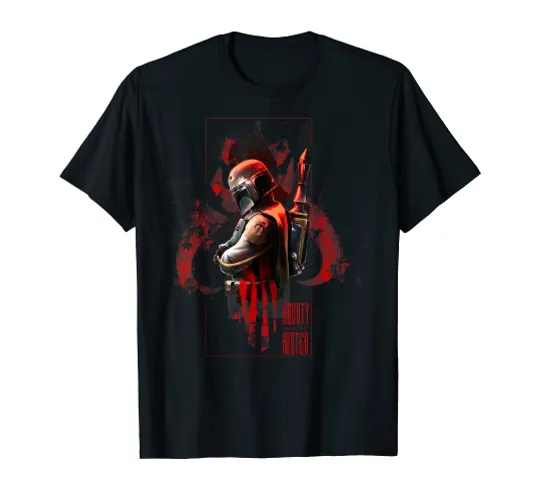 Star Wars Boba Fett Hunter Box Mandalorian Graphic T-Shirt