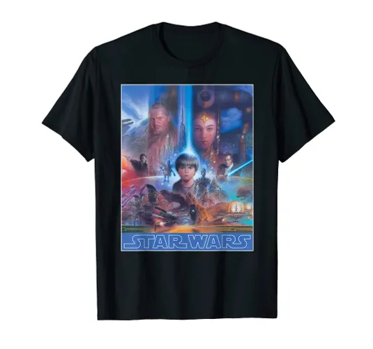 Star Wars Episode I The Phantom Menace Poster T-Shirt