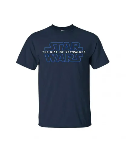 Star Wars Mens Navy "The Rise Of Skywalker" T-Shirt Cotton