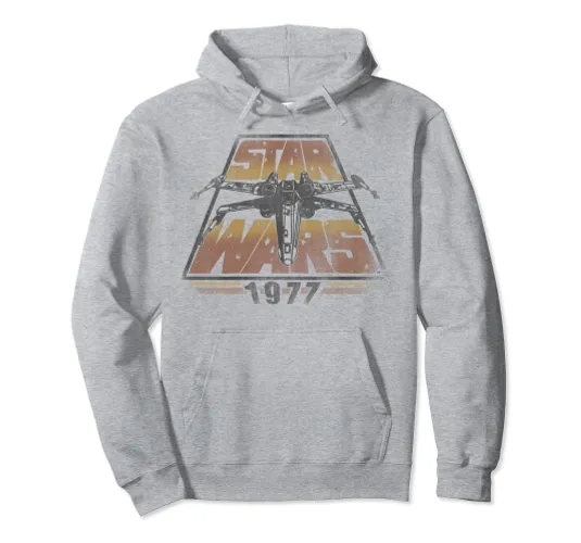 Star Wars X-Wing 1977 Striped Logo Pullover Hoodie