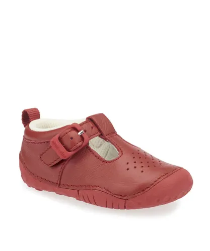 Start-Rite Baby Boy Jack Red Leather Shoes