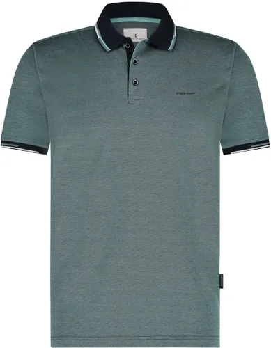 State Of Art Pique Polo Shirt Blue Turquoise