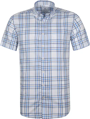 State Of Art Shortsleeve Shirt Checkered Blue