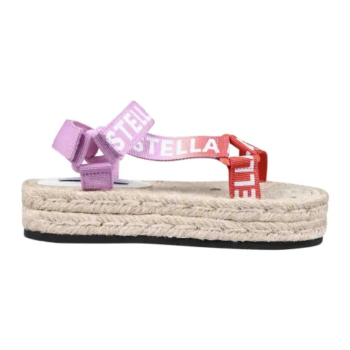 Stella McCartney , Beige Sandals with Velcro Strap ,Multicolor female, Sizes: