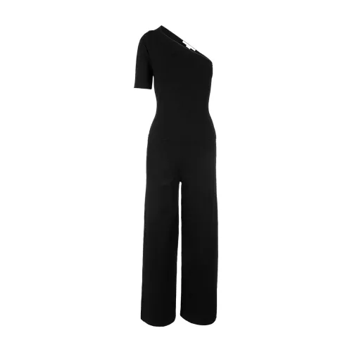 Stella McCartney , Compact Knit Jumpsuit ,Black female, Sizes: