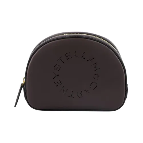 Stella McCartney , Cosmetic Case with Logo ,Brown female, Sizes: ONE SIZE