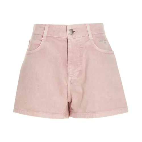 Stella McCartney , Denim Shorts ,Pink female, Sizes: