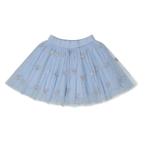 STELLA MCCARTNEY Embroidered Heart Skirt - Blue