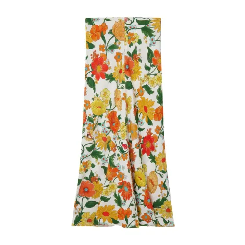 Stella McCartney , Floral Print Midi Skirt ,Multicolor female, Sizes: