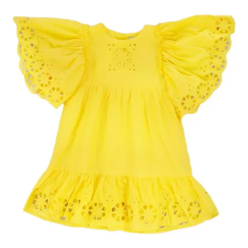 Stella McCartney , Girl Yellow Dress Regular Fit ,Yellow female, Sizes: