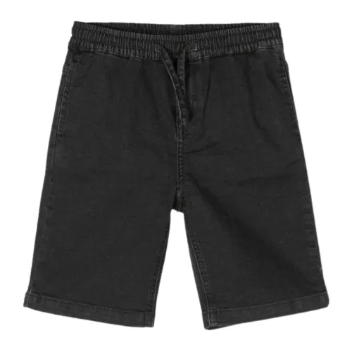 Stella McCartney , Grey Kids Bermuda Shorts with Elastic Waist ,Gray male, Sizes: