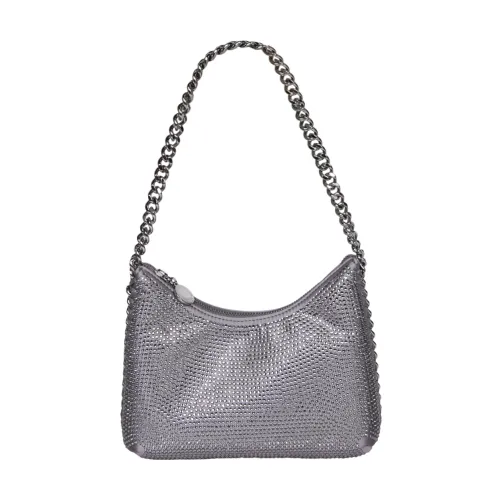 Stella McCartney , Iconic Grey Chain-Link Handle Bag ,Gray female, Sizes: ONE SIZE