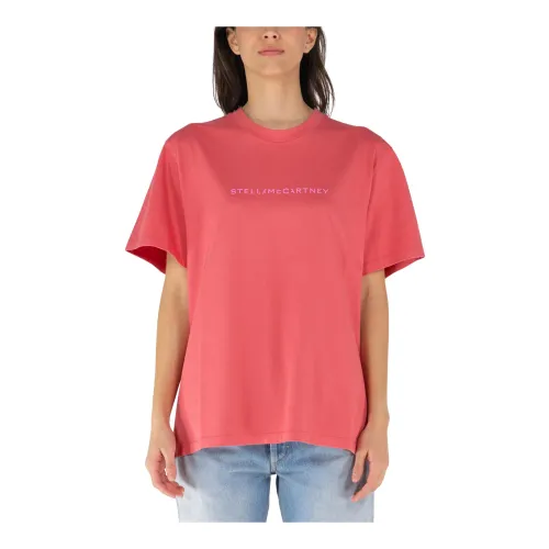Stella McCartney , Iic Stella T-Shirt ,Pink female, Sizes: