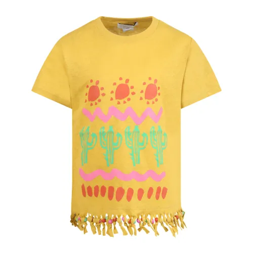 Stella McCartney , Kids T-Shirts ,Yellow female, Sizes: