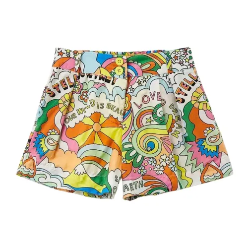 Stella McCartney , Multicolor Kids Shorts with All Over Print ,Multicolor female, Sizes: