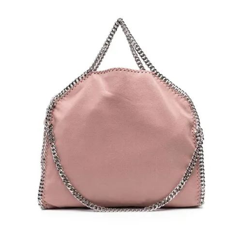 Stella McCartney , Pink Diamond-Cut Chain Bags ,Pink female, Sizes: ONE SIZE