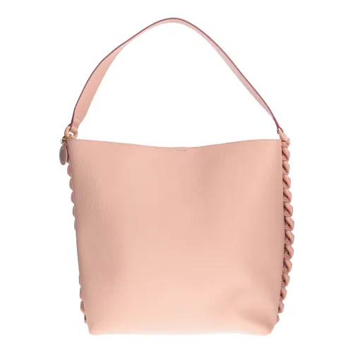 Stella McCartney , Pink Shoulder Bag Tote Leather ,Pink female, Sizes: ONE SIZE