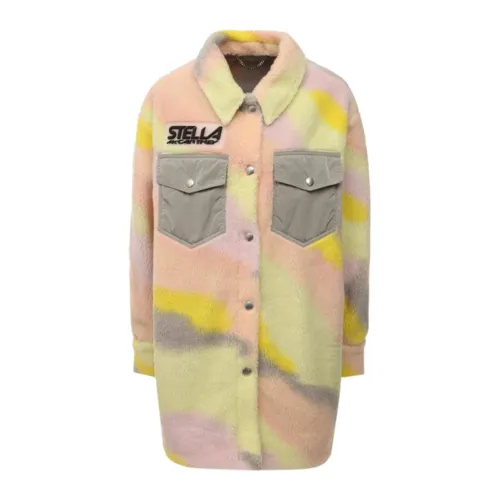 Stella McCartney , Pink Teddy Jacket for Women ,Pink female, Sizes: