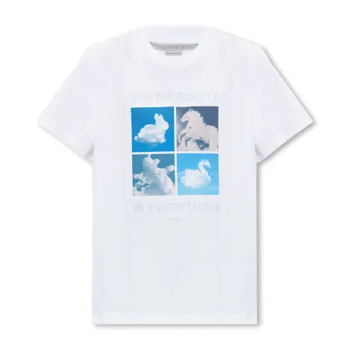 Stella McCartney , Printed T-shirt ,White female, Sizes:
