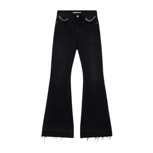 Stella McCartney , Retro Flare Black Jeans ,Black female, Sizes: