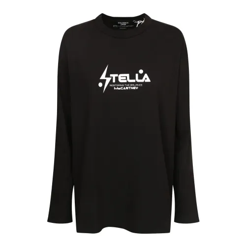 Stella McCartney , T-Shirt ,Black female, Sizes: