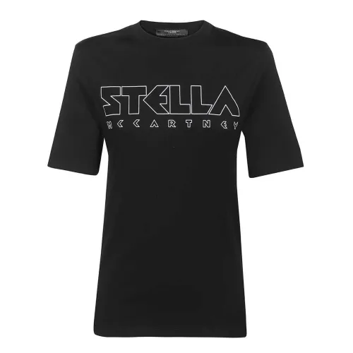Stella McCartney , T-Shirts ,Black female, Sizes:
