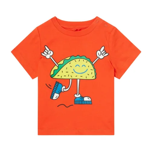 Stella McCartney , T-Shirts ,Orange male, Sizes: