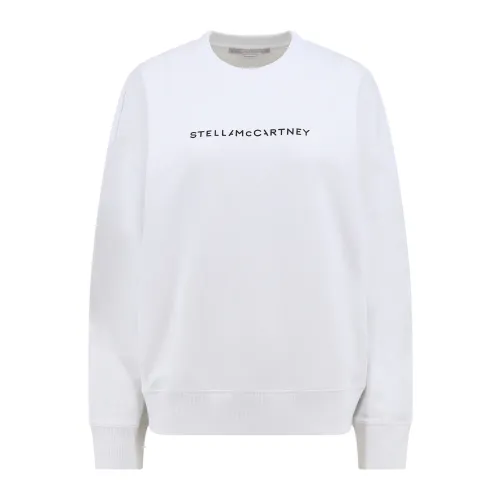 Stella McCartney , White Logo Print Sweatshirt ,White female, Sizes: