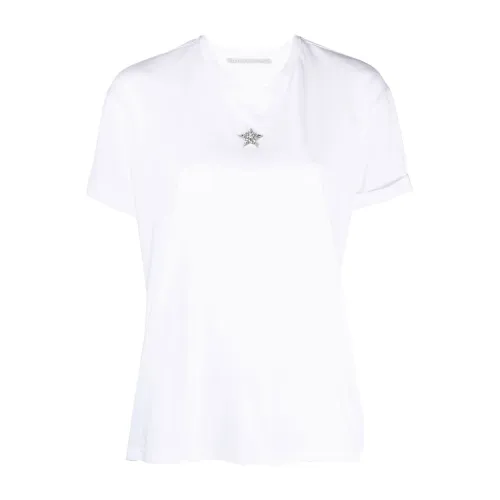 Stella McCartney , White Women`s T-Shirt - Aw23 Collection ,White female, Sizes: