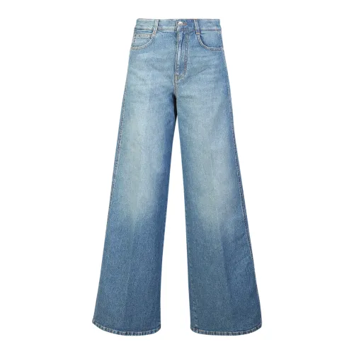 Stella McCartney , wide-leg jeans ,Blue female, Sizes: