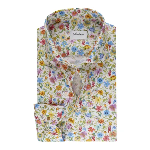 Stenströms , Printed Long Sleeve Shirts ,Multicolor male, Sizes: