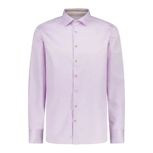 Stenströms , Slim-Fit Dress Shirt ,Purple male, Sizes: