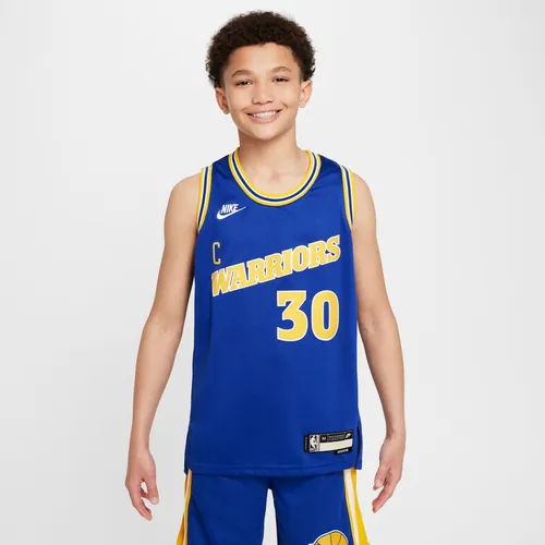 Stephen Curry Golden State Warriors Older Kids' Nike Dri-FIT NBA Swingman Jersey - Blue - Polyester