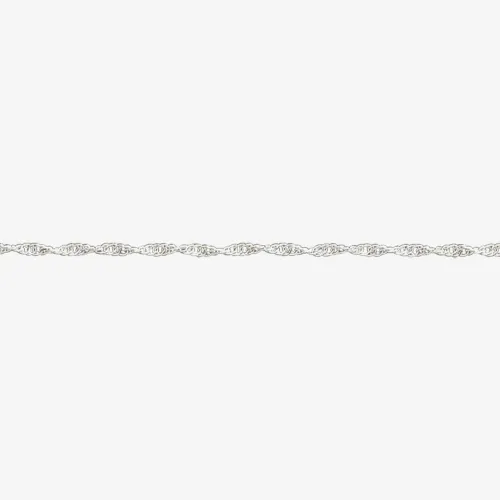 Sterling Silver 16 Inch Prince of Wales Rope Chain S10R16