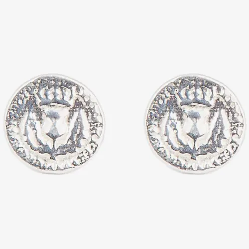 Sterling Silver Coin Stud Earrings BBE01