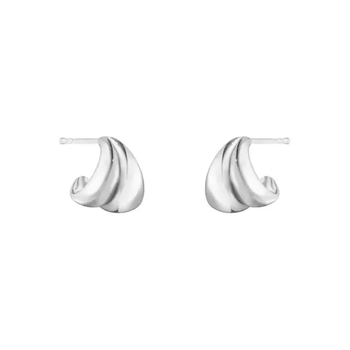 Sterling Silver Curve Earrings Small