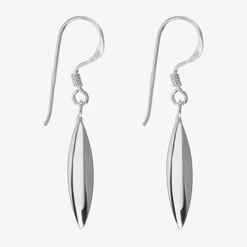 Sterling Silver Oblong Dropper Earrings 8.54.0319