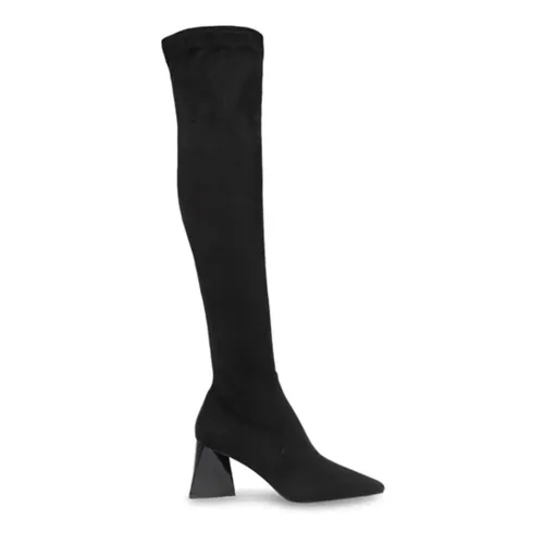 Steve Madden , Clic Black Over-the-Knee Boots ,Black female, Sizes: