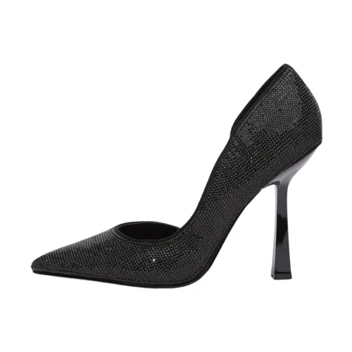 Steve Madden , Crystal Black Décolleté with Tapered Toe ,Black female, Sizes: