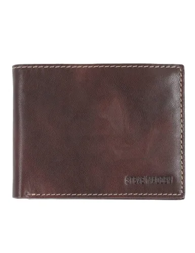 Steve Madden Men's Leather RFID Wallet Extra Capacity