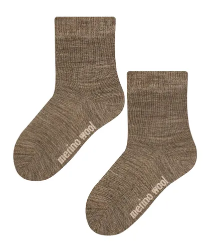 Steven Childrens Unisex - Kids Warm Merino Wool Thermal Socks - Beige