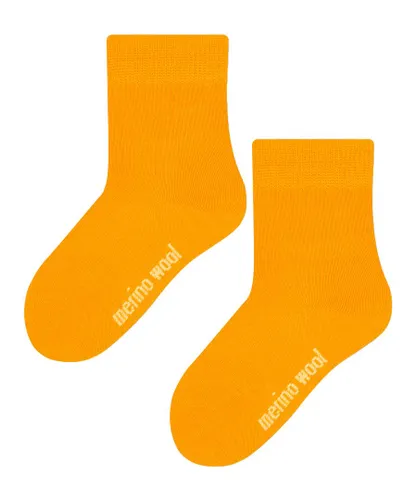 Steven Childrens Unisex - Kids Warm Merino Wool Thermal Socks - Yellow