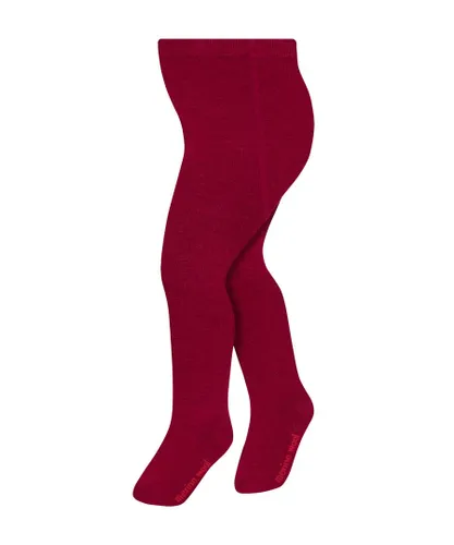 Steven Girls - Kids Warm Merino Wool Tights for Winter - Burgundy - Red